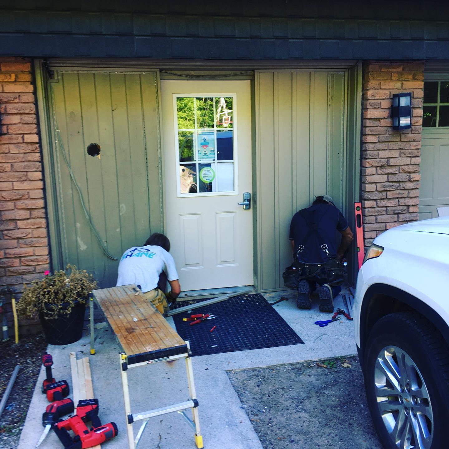 Front entrance renovation