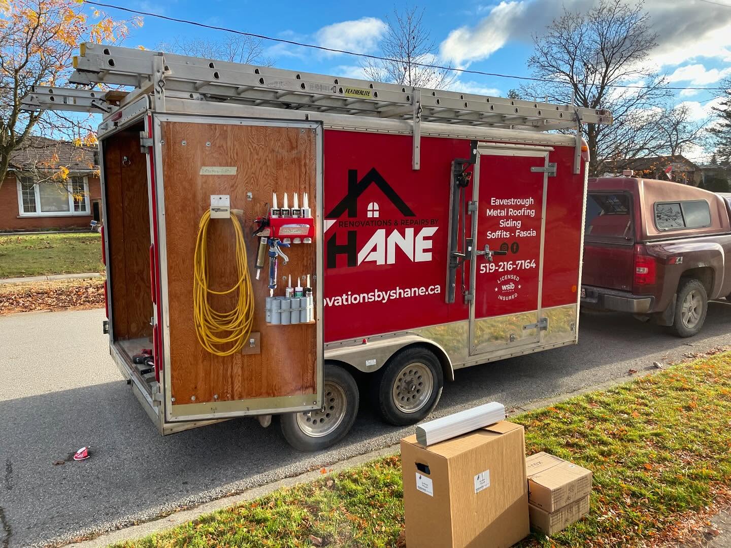 Renovations By Shane work trailer